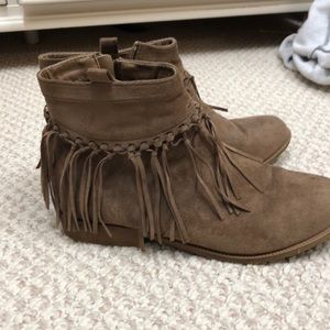 fringe booties